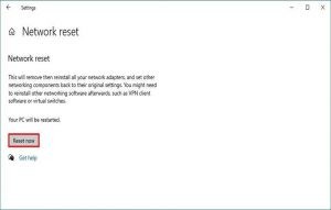 حل مشکل قطع شدن اینترنت بعد از آپدیت ویندوز ۱۰